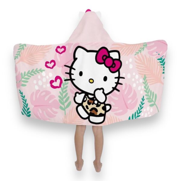 Toalla con capucha Hello Kitty - Imagen 2