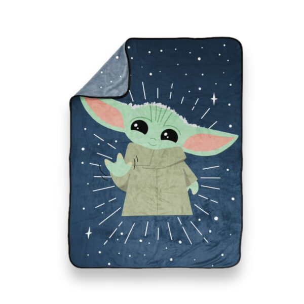 Manta microfibra Baby Yoda - Imagen 4