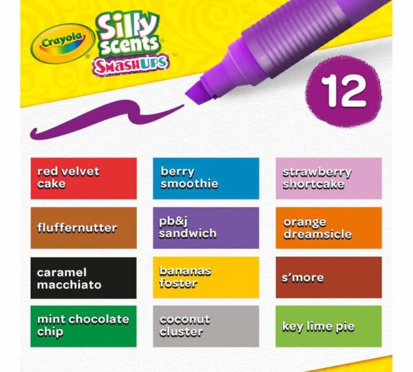 Caja 12 Marcadores Silly Scents Smashups Crayola - Imagen 4
