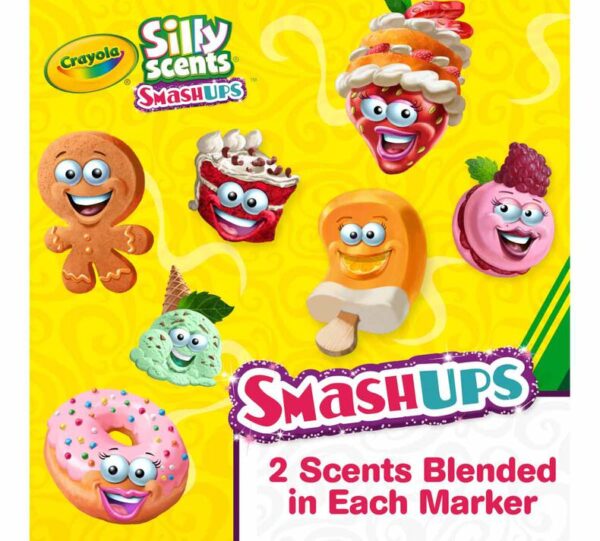 Caja 12 Marcadores Silly Scents Smashups Crayola - Imagen 3