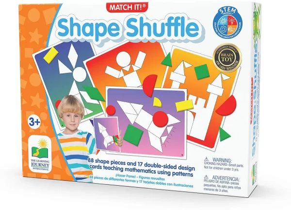 Juego Rompecabezas Matemáticas Shape Shuffle Clever Kids - Imagen 2