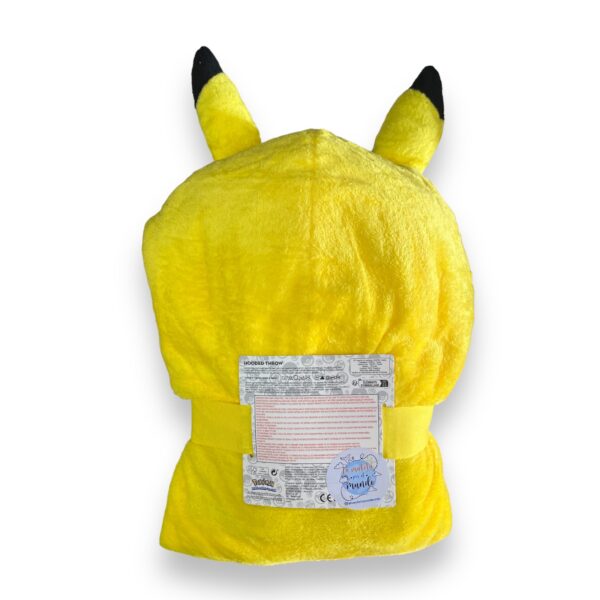 Manta con capucha Pikachu - Imagen 3