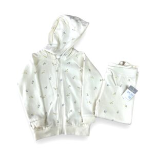 Conjunto Floral Niña Polerón y Jogger