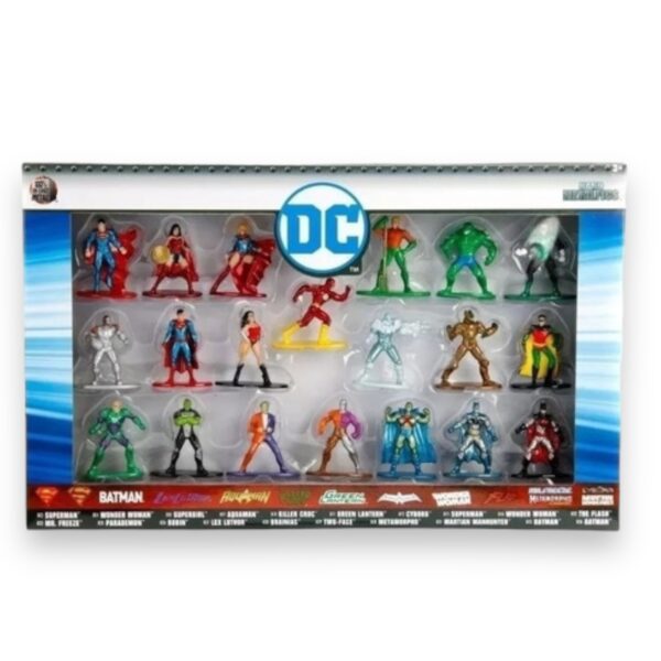 Set 20 Figuras Coleccionables Personajes DC