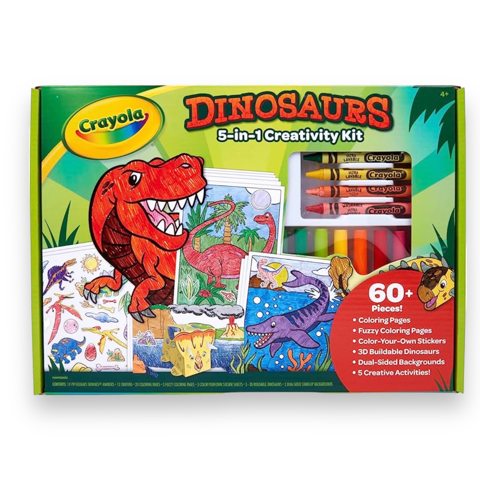 Set de creatividad 5 en 1 Dinosaurios Crayola
