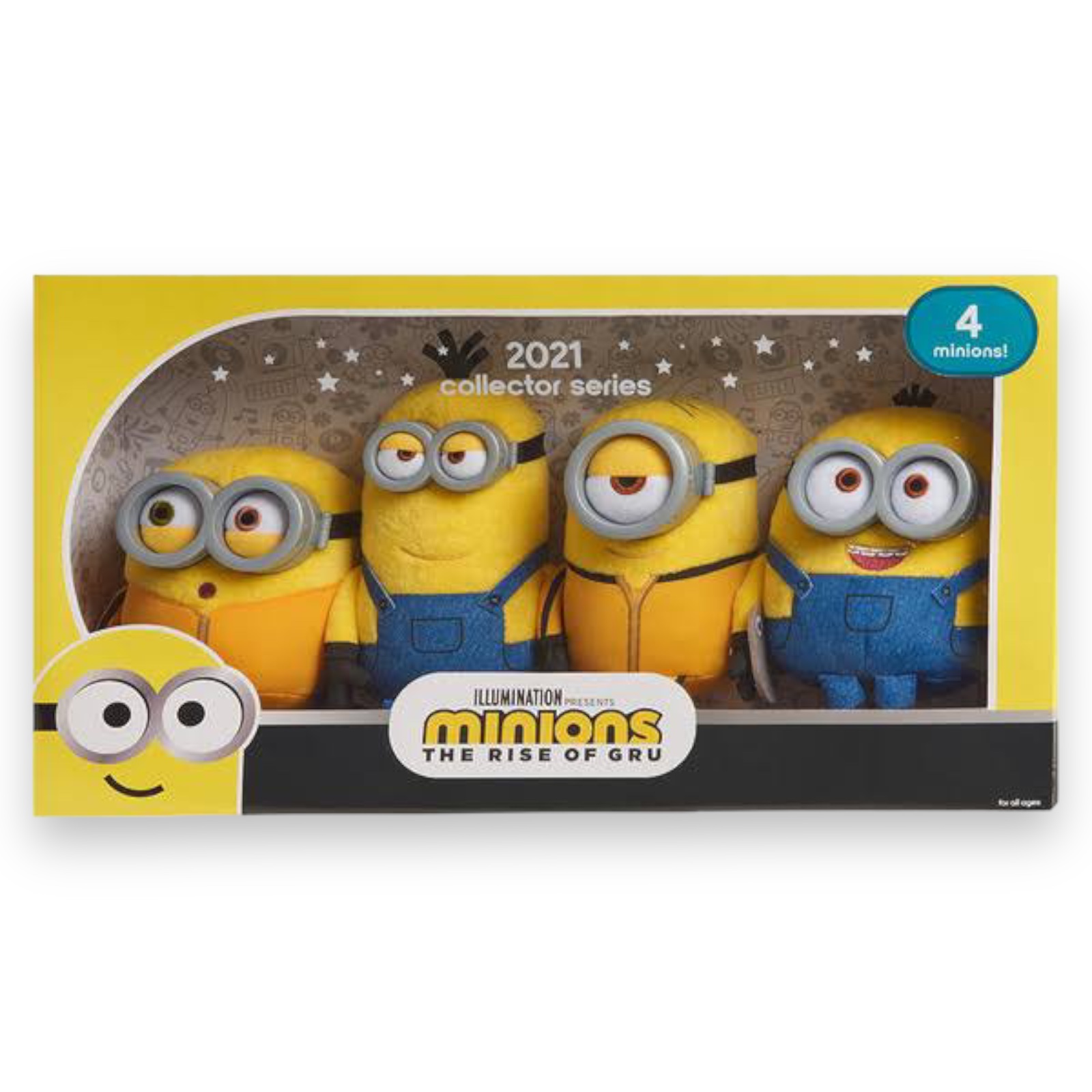 Set 4 Peluches Minions The Rise of Gru
