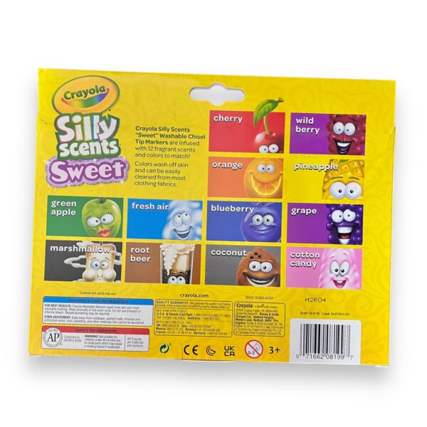 Caja 12 Marcadores Silly Scents Sweets Crayola - Imagen 2