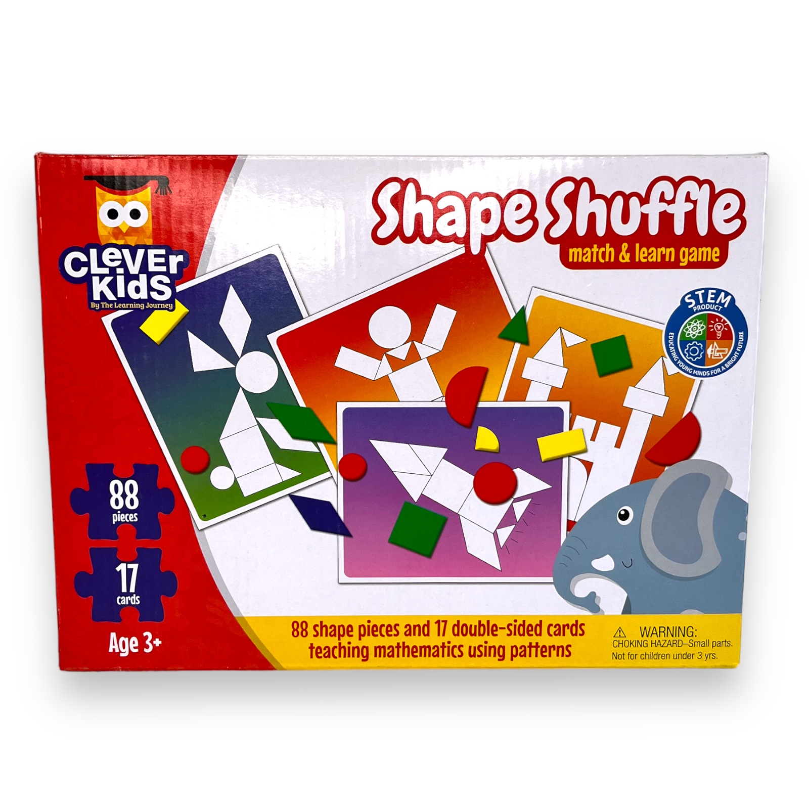 Juego Rompecabezas Matemáticas Shape Shuffle Clever Kids