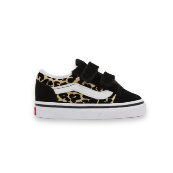 Zapatillas Bebé Flocked Leopard Old Skool Vans