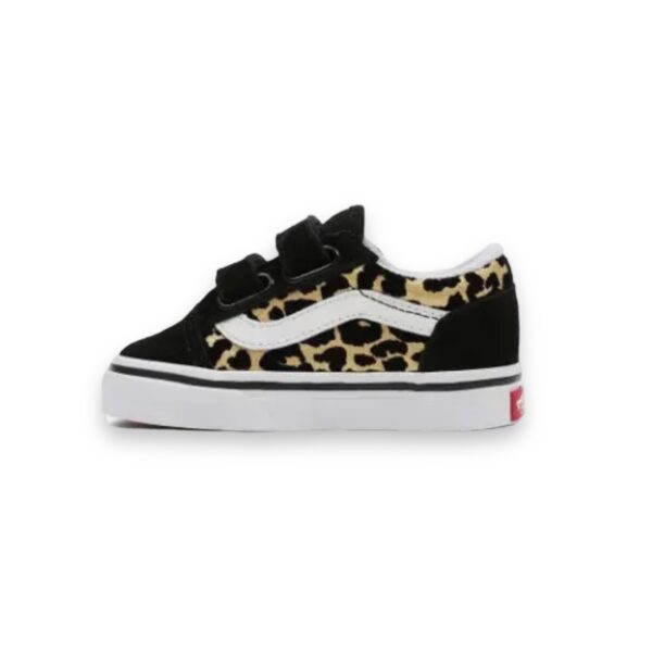 Zapatillas Bebé Flocked Leopard Old Skool Vans - Imagen 3