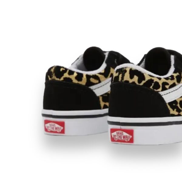 Zapatillas Bebé Flocked Leopard Old Skool Vans - Imagen 5