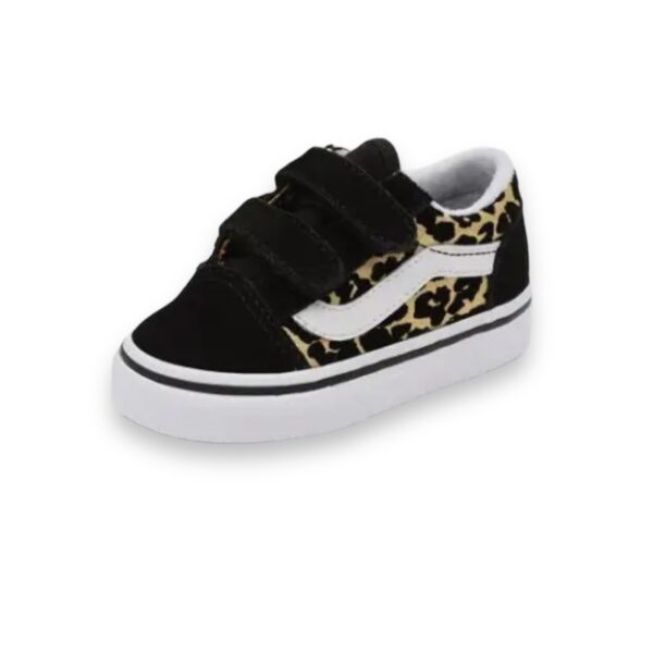 Zapatillas Bebé Flocked Leopard Old Skool Vans - Imagen 2