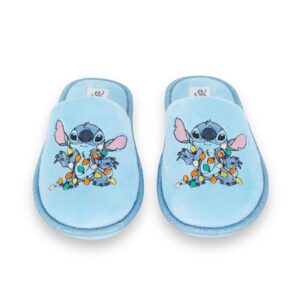 Pantuflas Stitch Navidad
