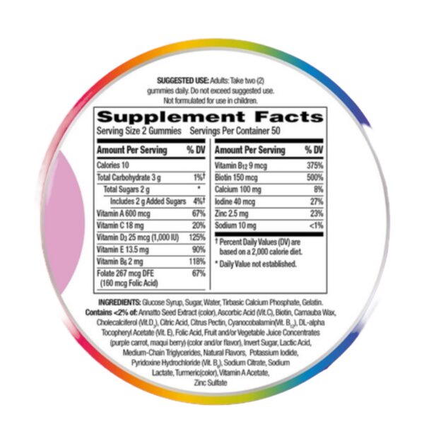 Multivitamínico Centrum Women Multigummies 100 - Imagen 2