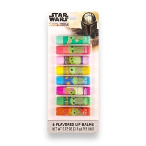 Set 8 Bálsamos Labiales con Sabores The Mandalorian
