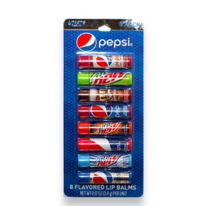Set de 8 Bálsamos Labiales Pepsi