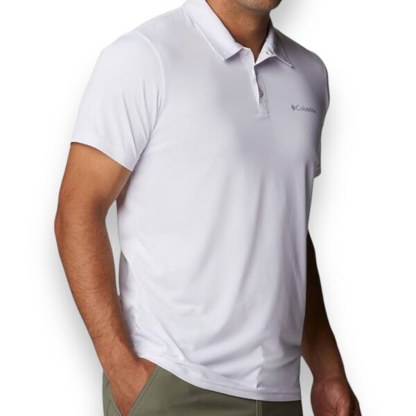 Polera Hombre Wingard II Solid Polo Pique Columbia - Imagen 2