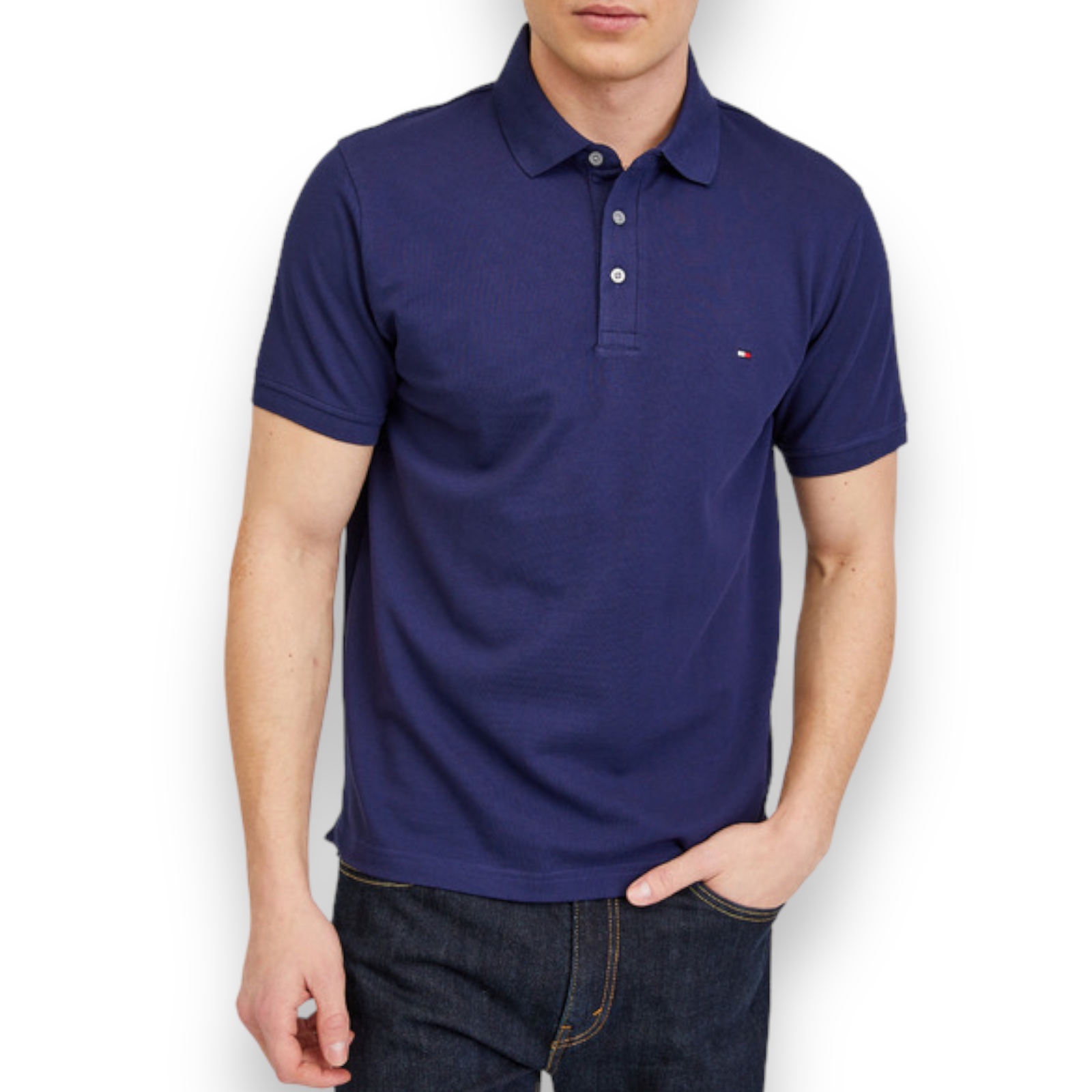 Polera Hombre Piqué Tommy Hilfiger