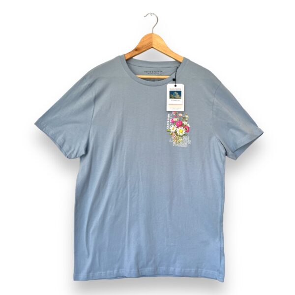 Polera Hombre Denim & Flower