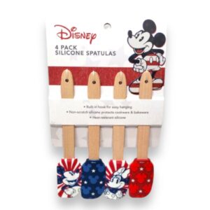 Set 4 espátulas Mickey y Minnie