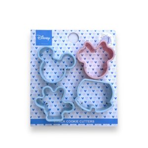 Set 4 cortadores galletas Mickey