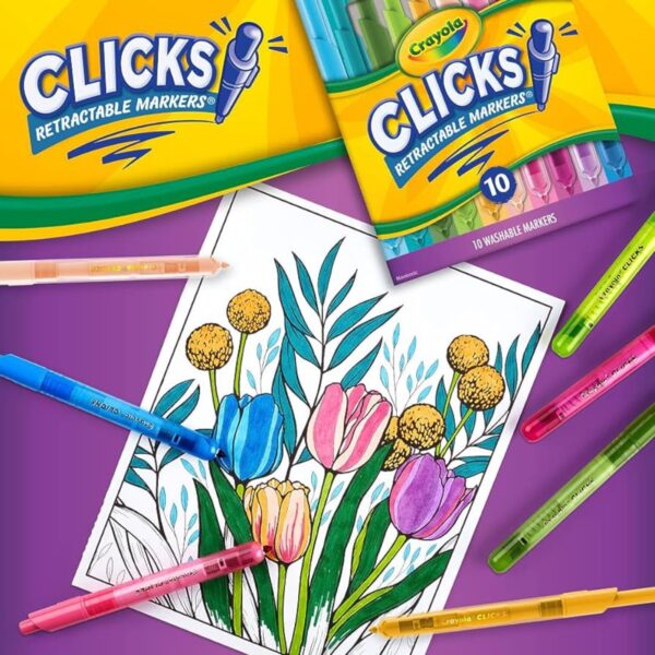 Caja 20 Marcadores retráctiles Crayola - Imagen 3