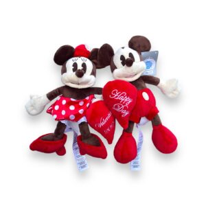 Set Peluches San Valentin Mickey y Minnie
