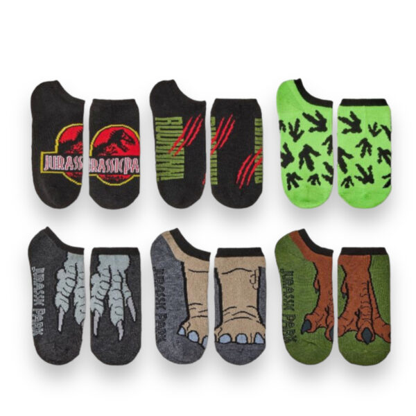 Pack 6 Calcetines Niños Jurassic World - Imagen 2