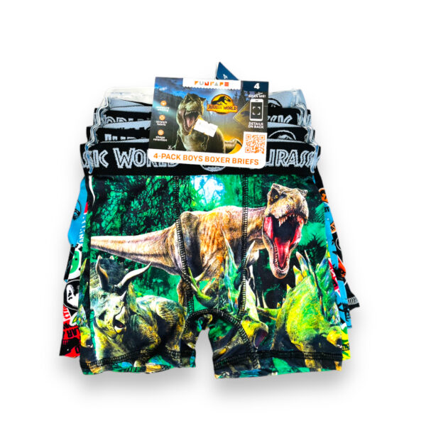 Pack 4 Boxers Niños Jurassic World