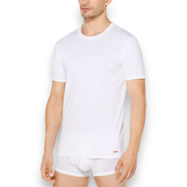 Pack 3 Poleras Blancas Hombre Michael Kors - Imagen 3