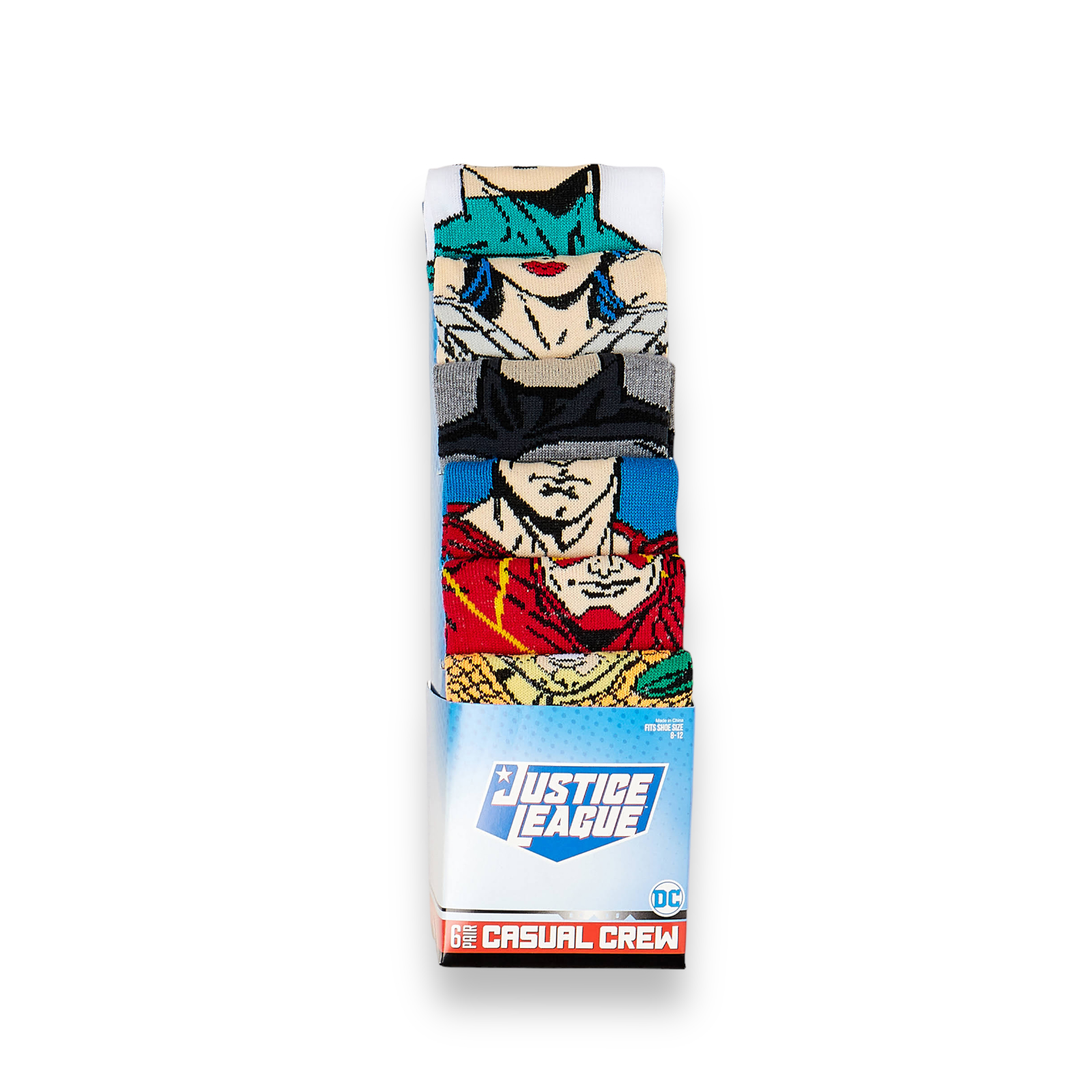 Pack 6 Calcetines La Liga de La Justicia