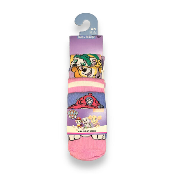 Pack 4 Calcetines Niños Paw Patrol