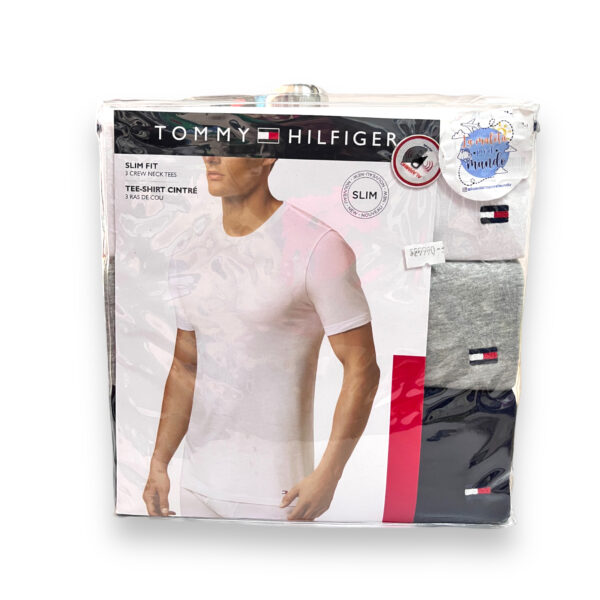 Pack 3 Poleras Básicas Hombre Tommy Hilfiger