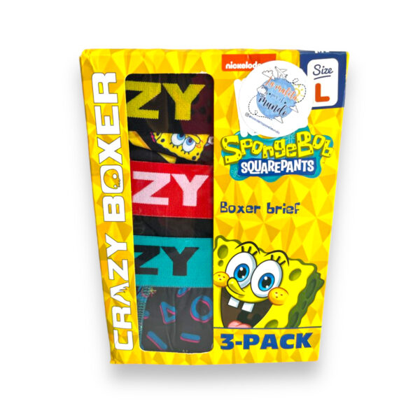 Pack 3 Boxers Bob Esponja