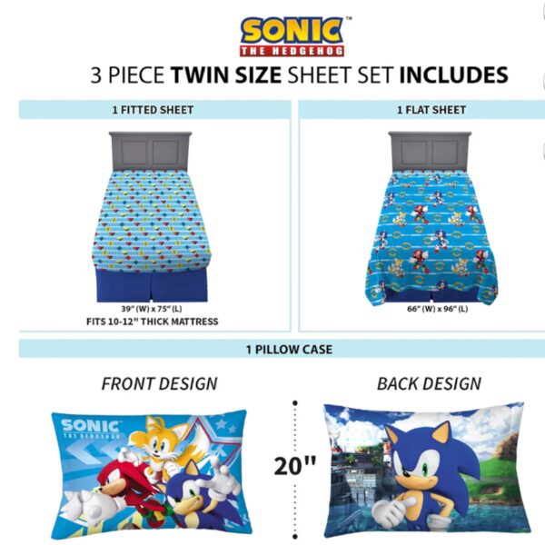 Juego de sábanas Sonic - Imagen 4
