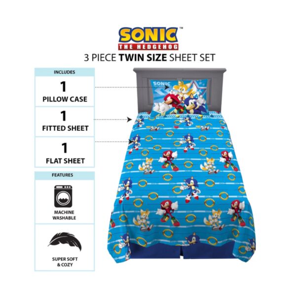 Juego de sábanas Sonic - Imagen 5