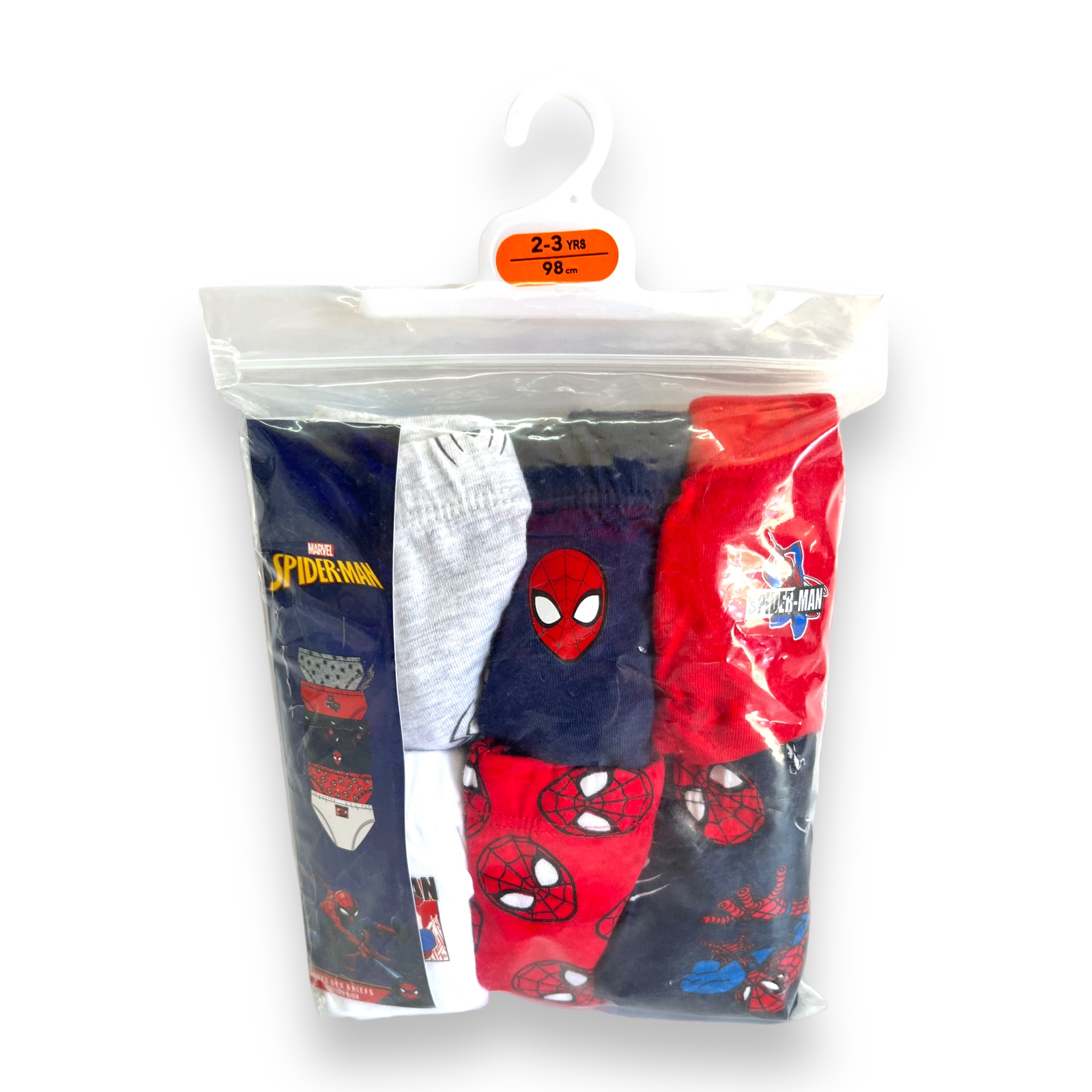 Pack 6 Calzoncillos Niños Spiderman