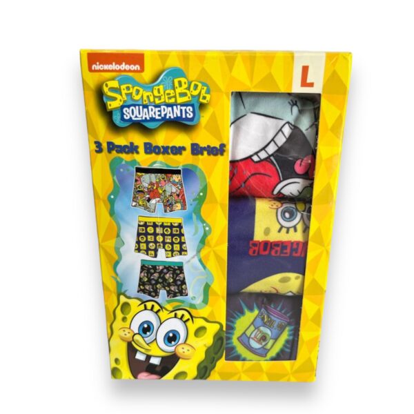 Pack 3 Boxers Bob Esponja