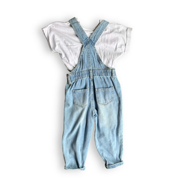 Conjunto Niña Jardinera y Polera - Imagen 2