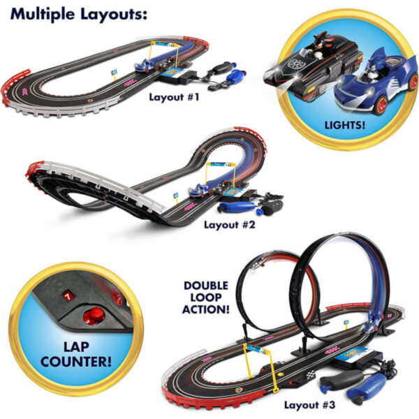 Pista Super Loop  2 Autos Sonic y Shadow - Imagen 6