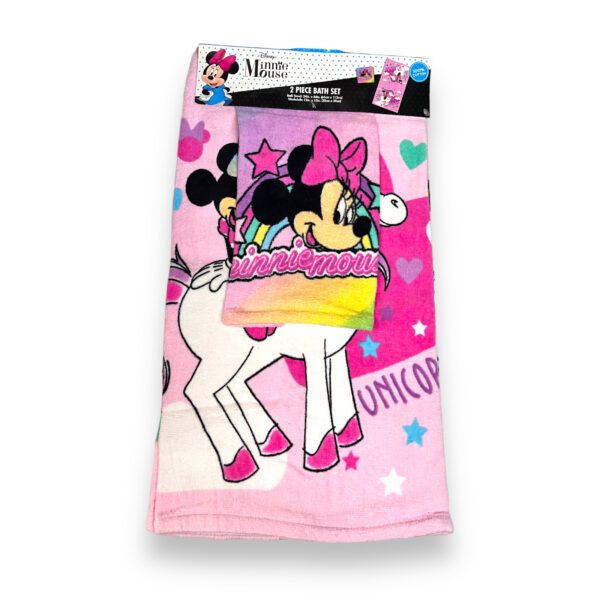 Set 2 Toallas Minnie Mouse