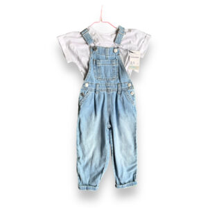 Conjunto Niña Jardinera y Polera