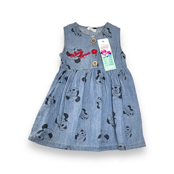 Vestido Denim Bebé Minnie Mouse