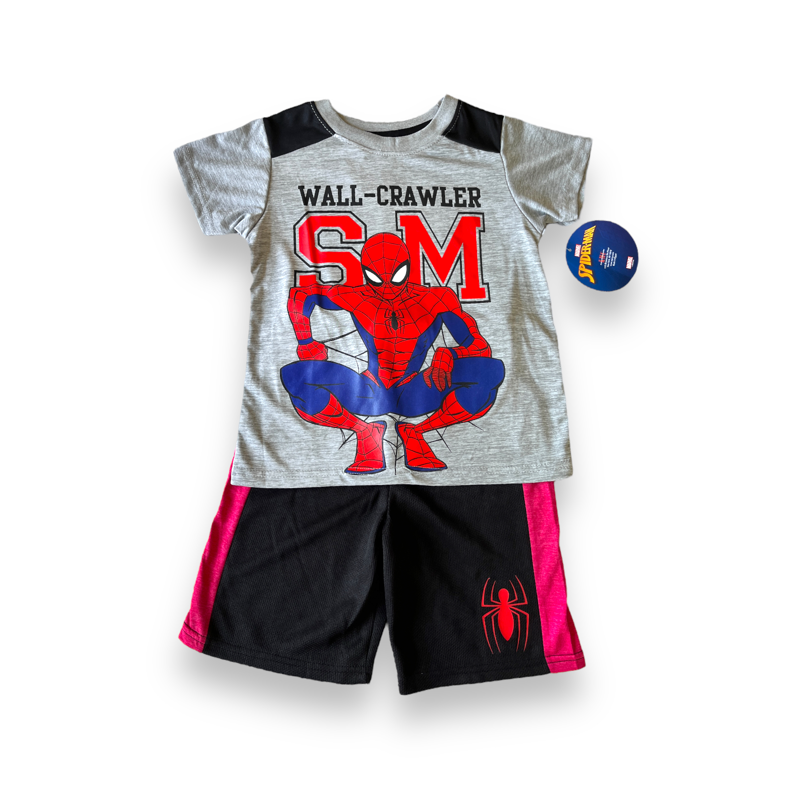 Conjunto Niño Polera y Short Spiderman