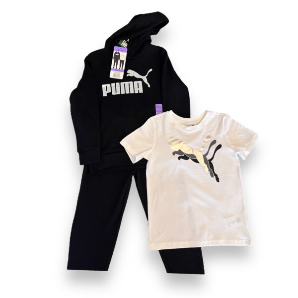 Conjunto Niño Polera, Polerón y Jogger Puma