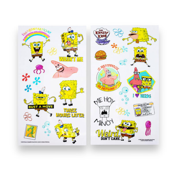 Botella Plástica Bob Esponja con Stickers - Imagen 3