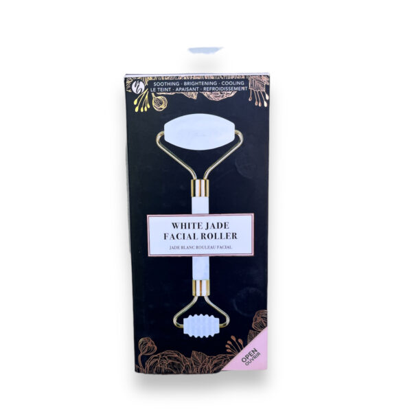 Rodillo de Jade blanco Masajeador Facial