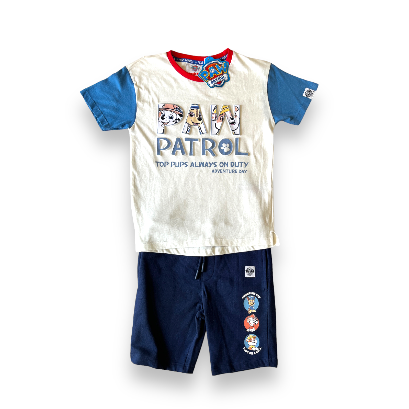 Conjunto Niño Polera y Short Paw Patrol