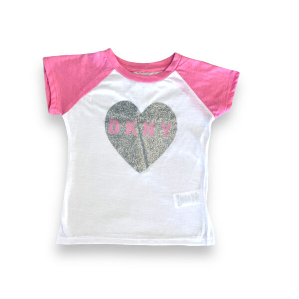 Conjunto Niña Jardinera y Polera DKNY - Imagen 2