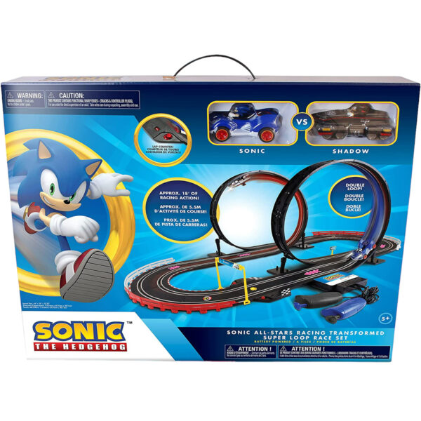 Pista Super Loop  2 Autos Sonic y Shadow - Imagen 2